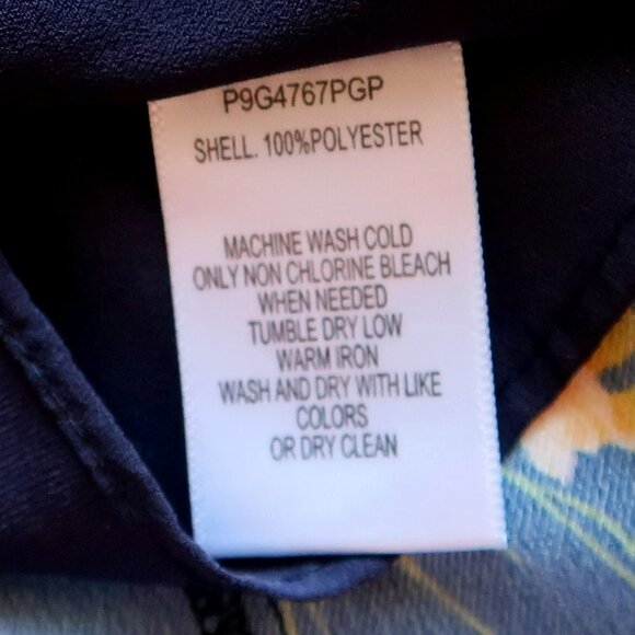 Parker Cosmic Daisy Navy Floral Halter Neck Fit & Flare Mini Dress Size M - Picture 9 of 14